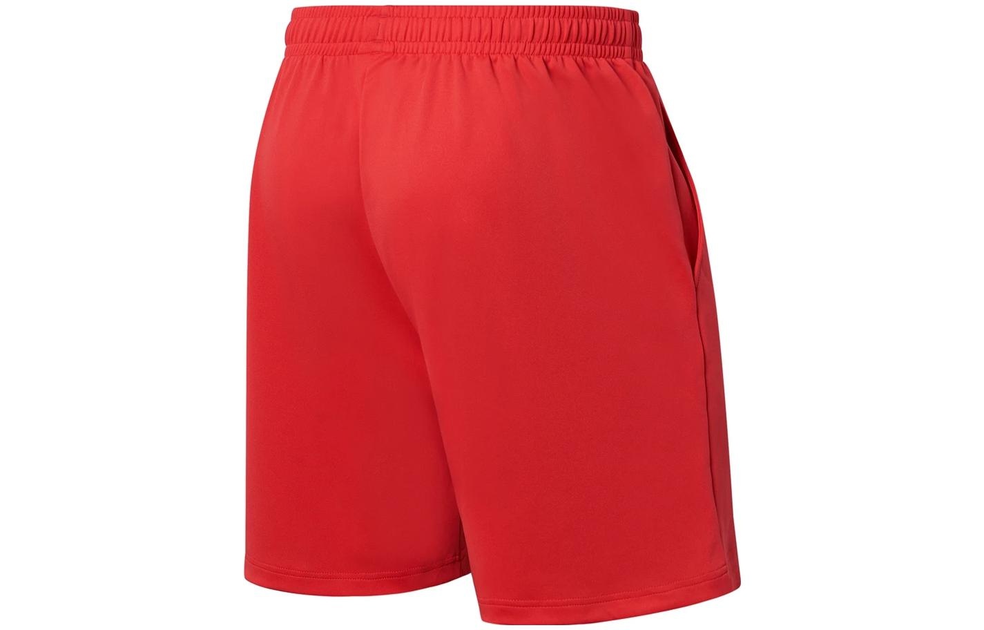 Li-Ning Logo Table Tennis Knit Shorts 'Red' AKYT063-3 - 2