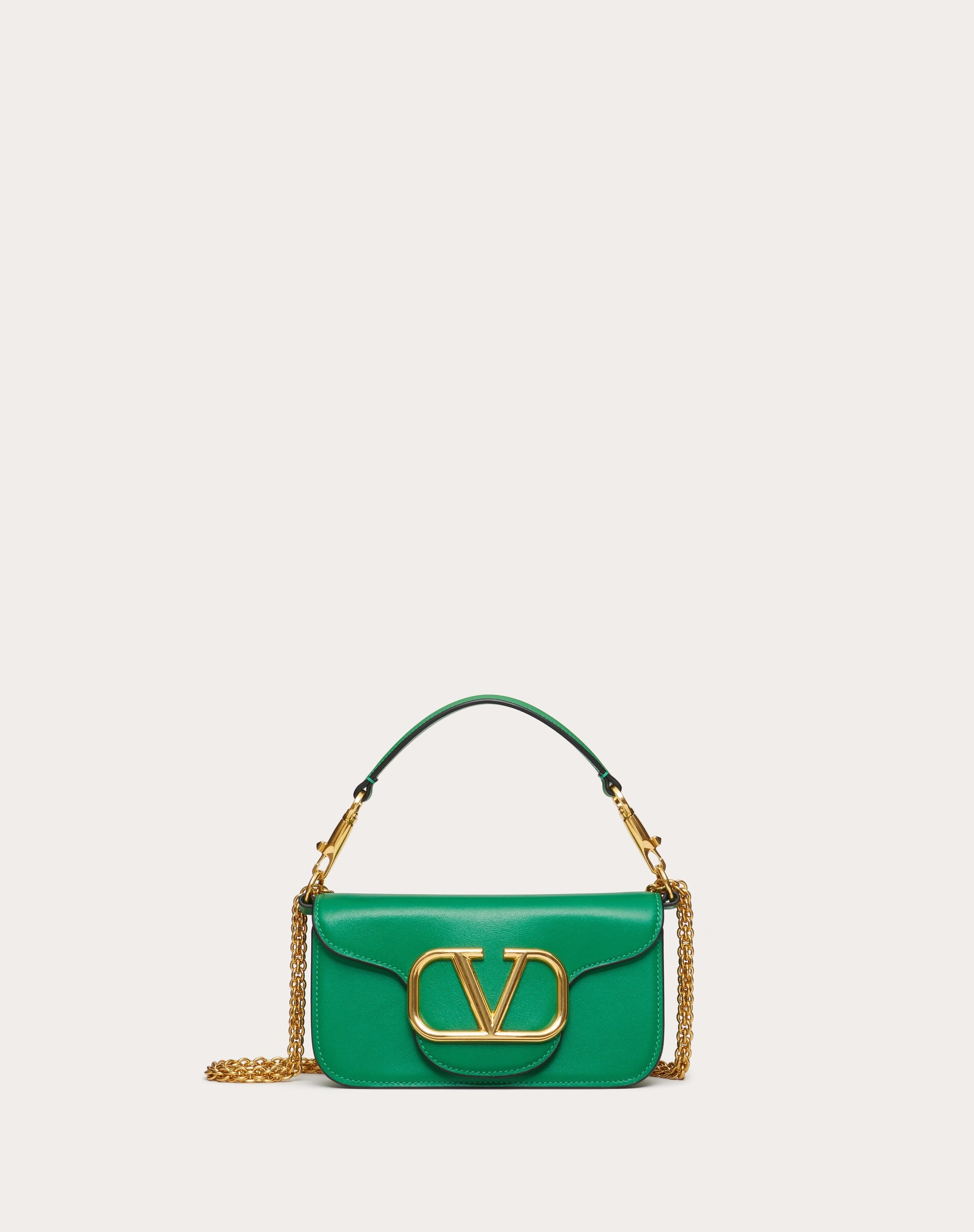 VALENTINO GARAVANI LOCÒ SMALL SHOULDER BAG IN CALFSKIN - 1