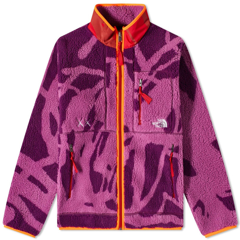 북쪽 얼굴 XX KAWS Freeride Fleece 재킷 - 1