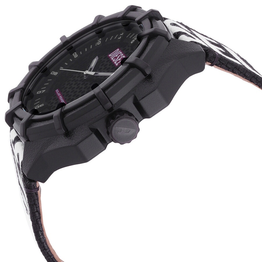 Diesel Framed Solar-Powered Black Dial Men's Watch DZ4654 - 2