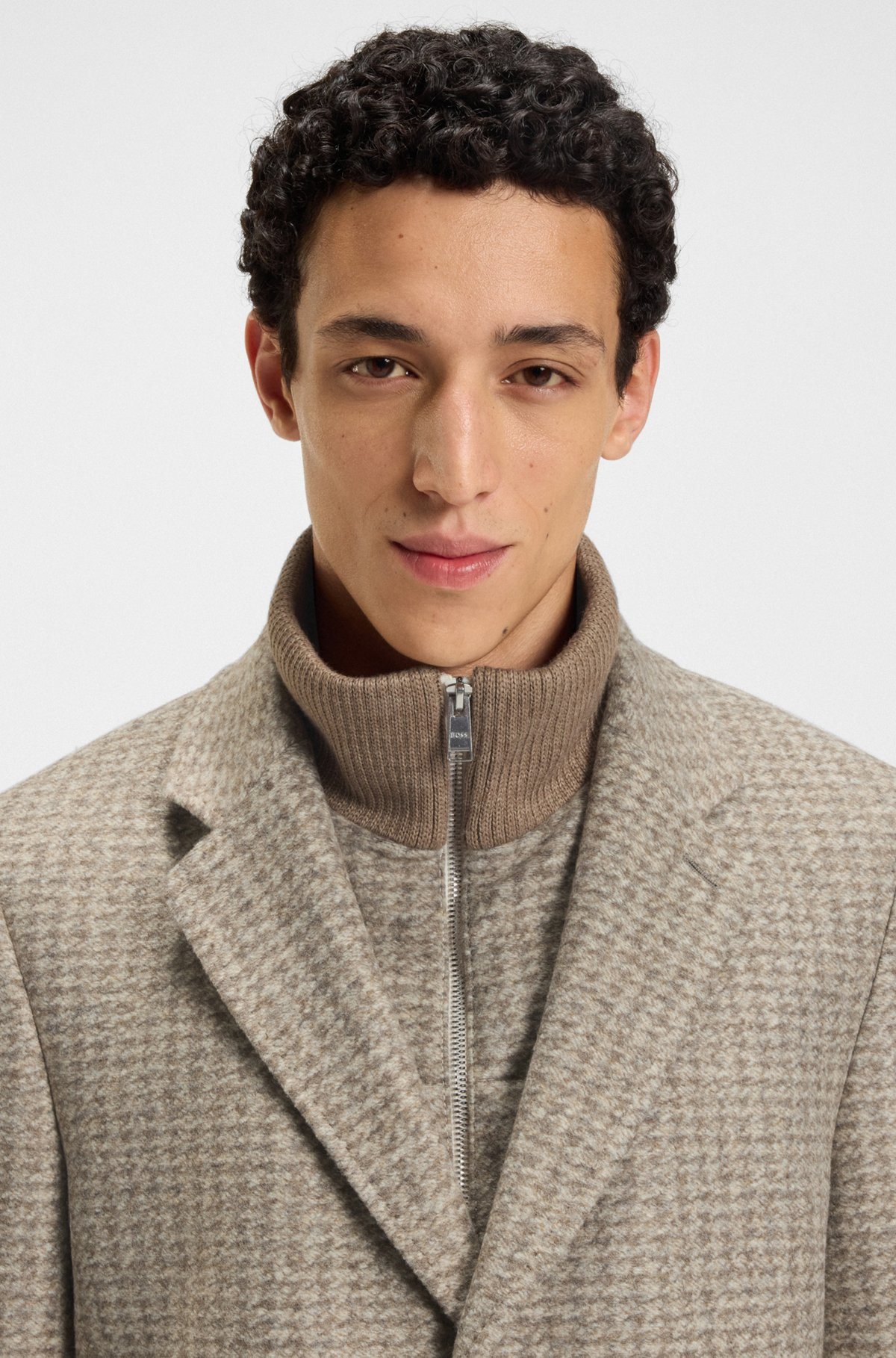 SLIM-FIT COAT WITH DETACHABLE INNER - 3