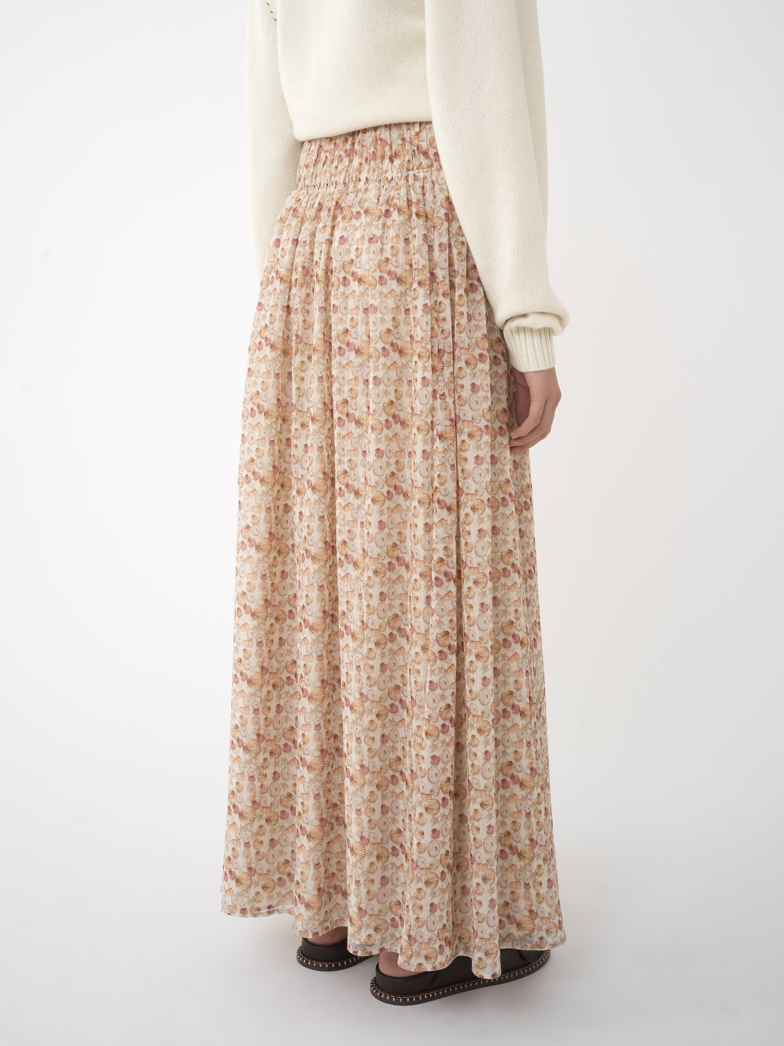 GATHERED MAXI SKIRT - 4
