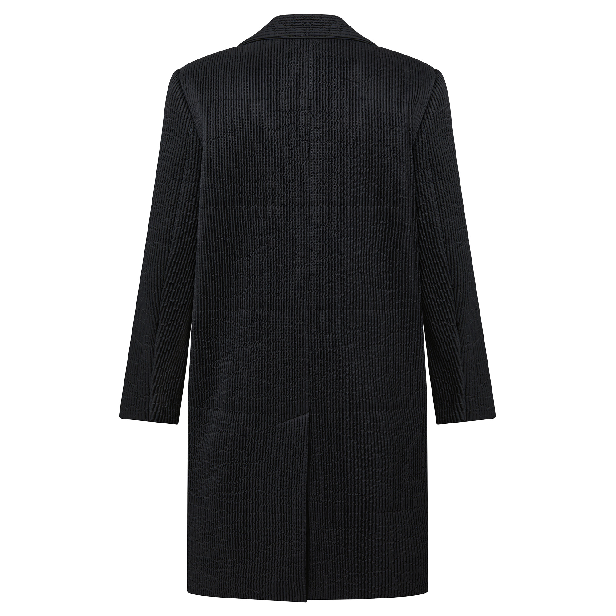 Quilted Nylon Long Coat - 3