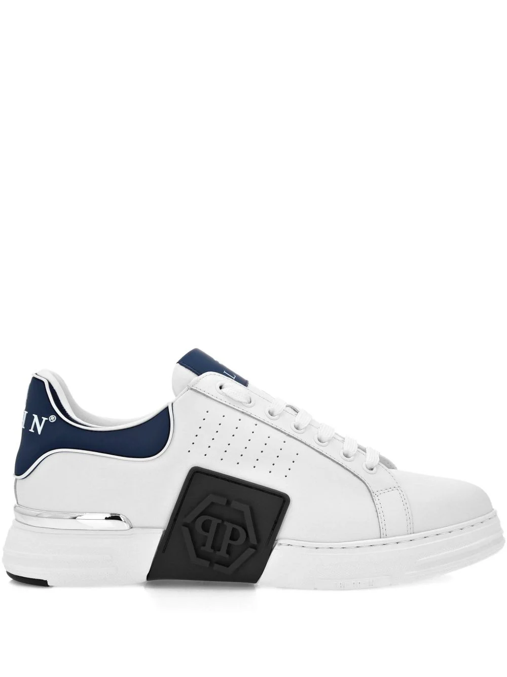 nappa-leather low-top sneakers - 1