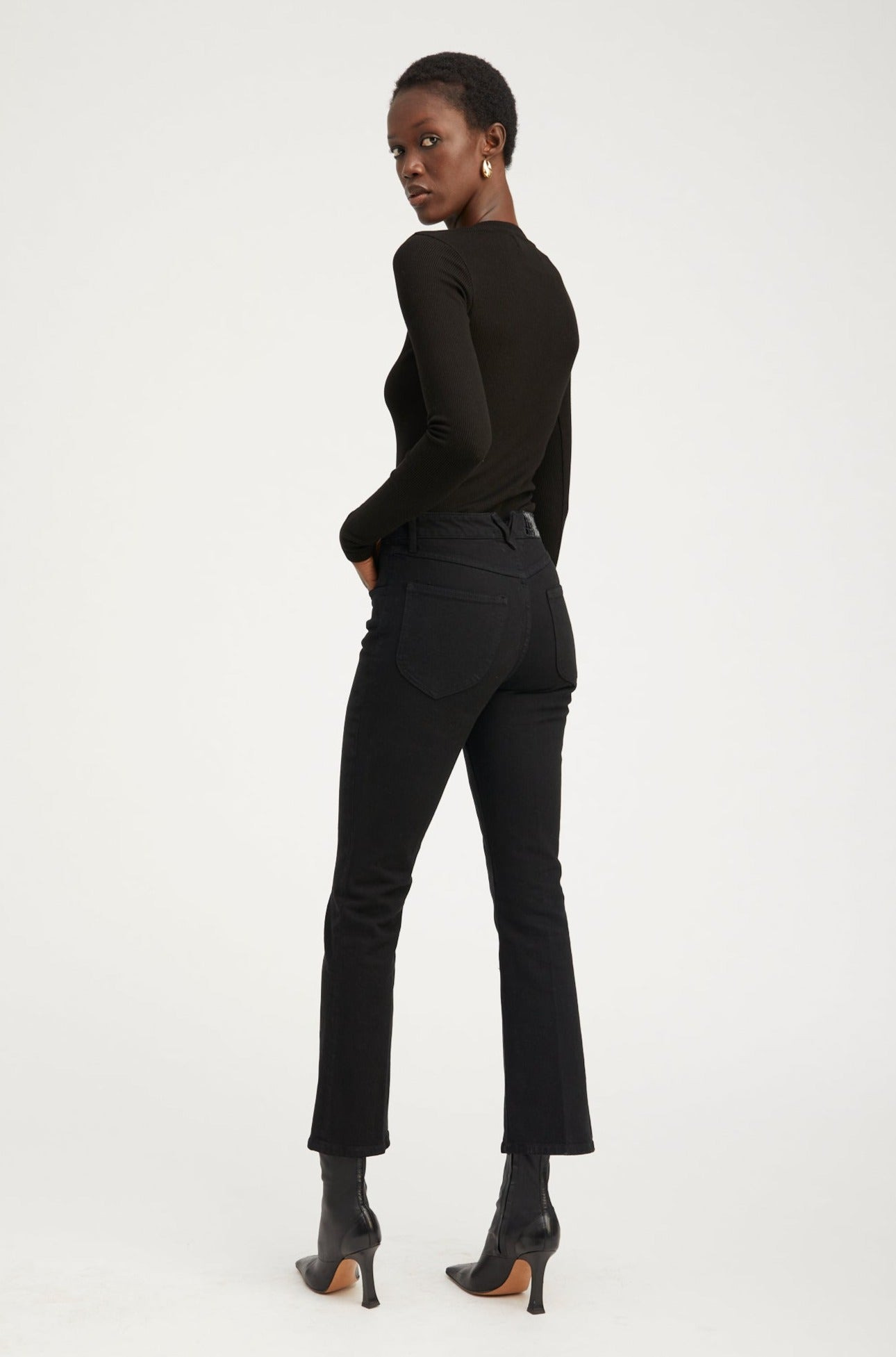 ELLA ANKLE FLARE DENIM - 4