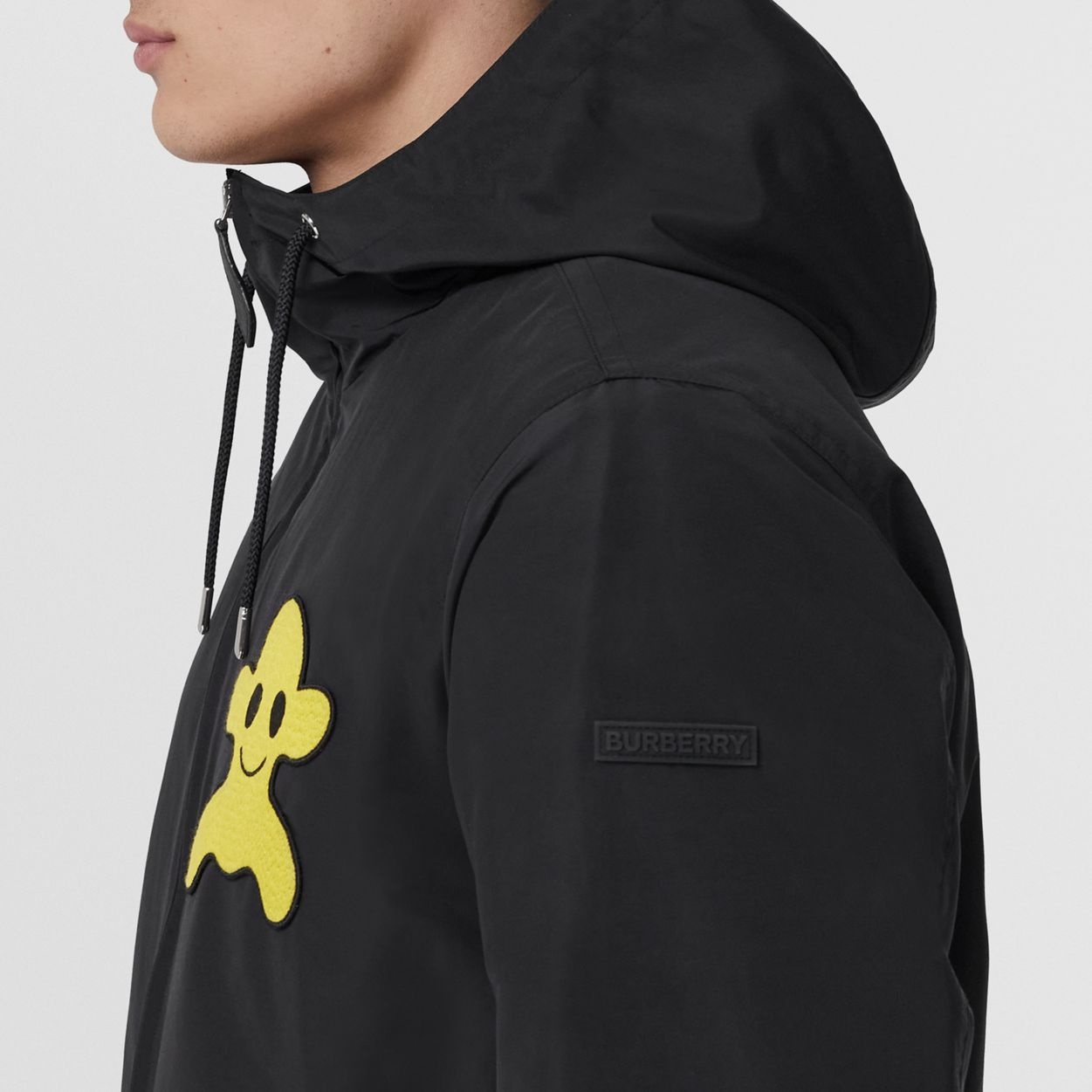 Monster Graphic Appliqué Hooded Jacket - 6