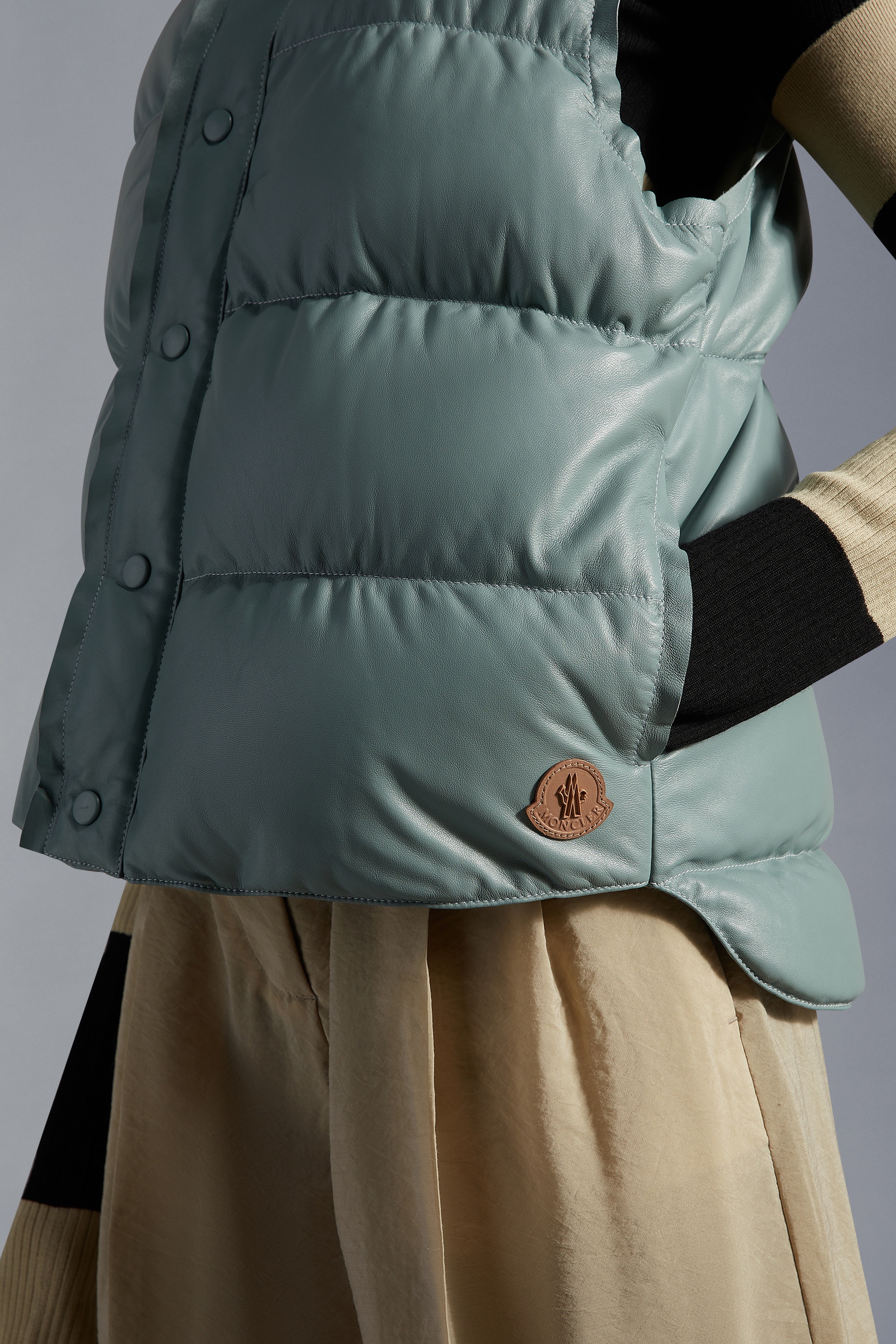 Nouri Leather Down Vest - 6