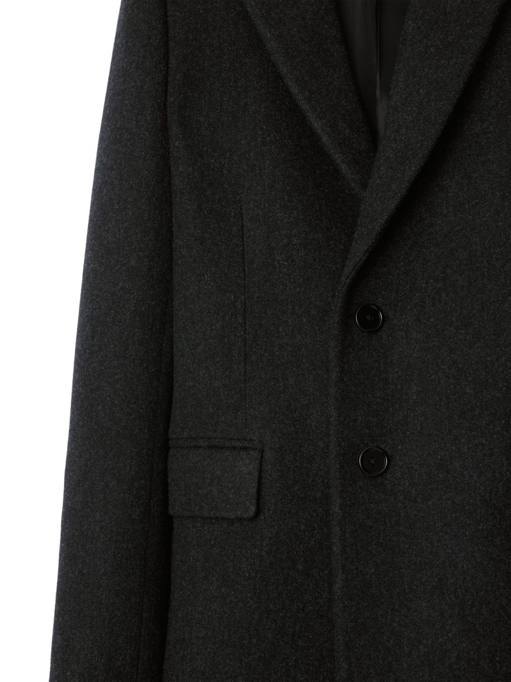 wool tailored coat - 5