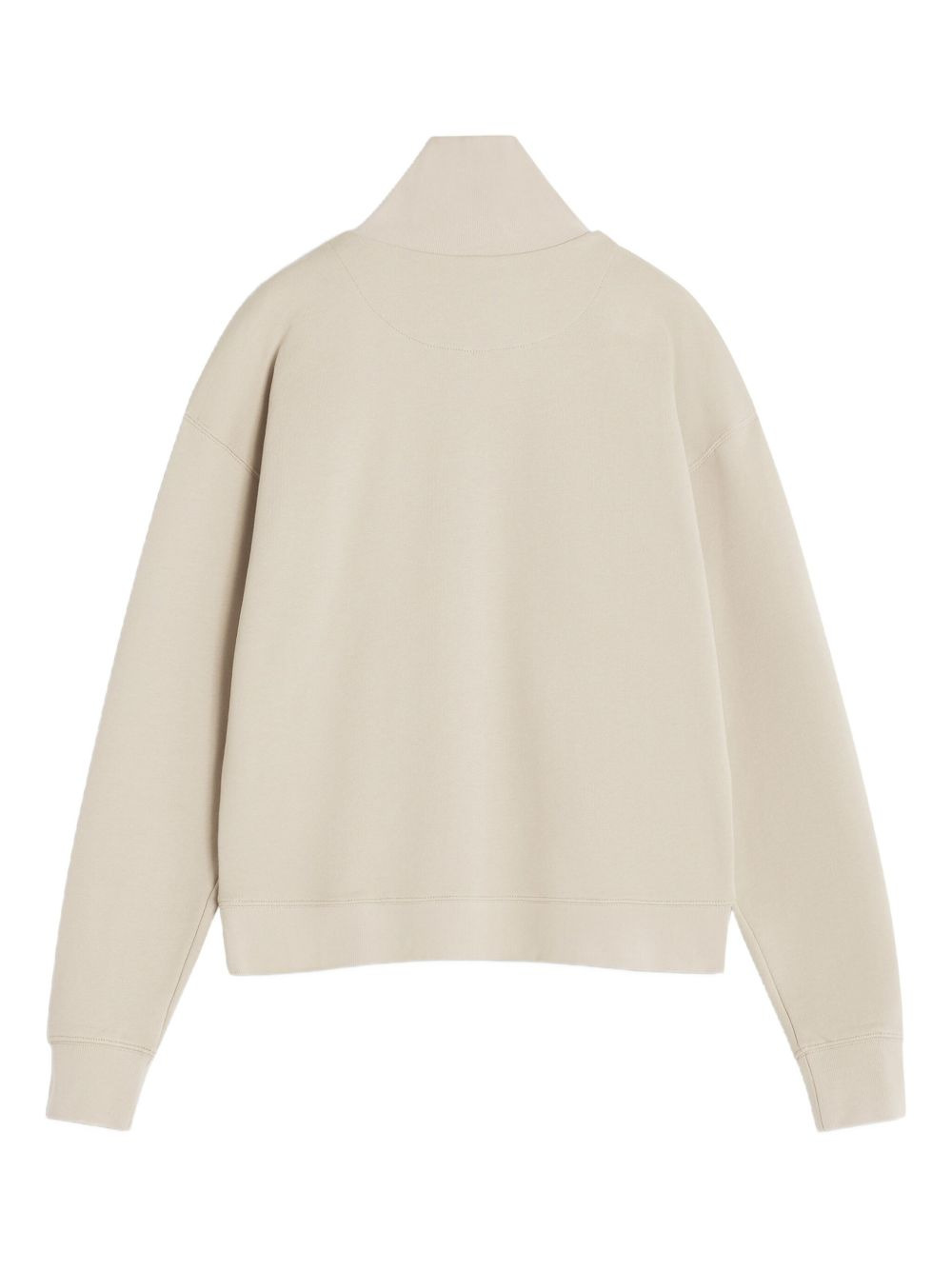 Profile Fox-embroidered half-zip sweatshirt - 5