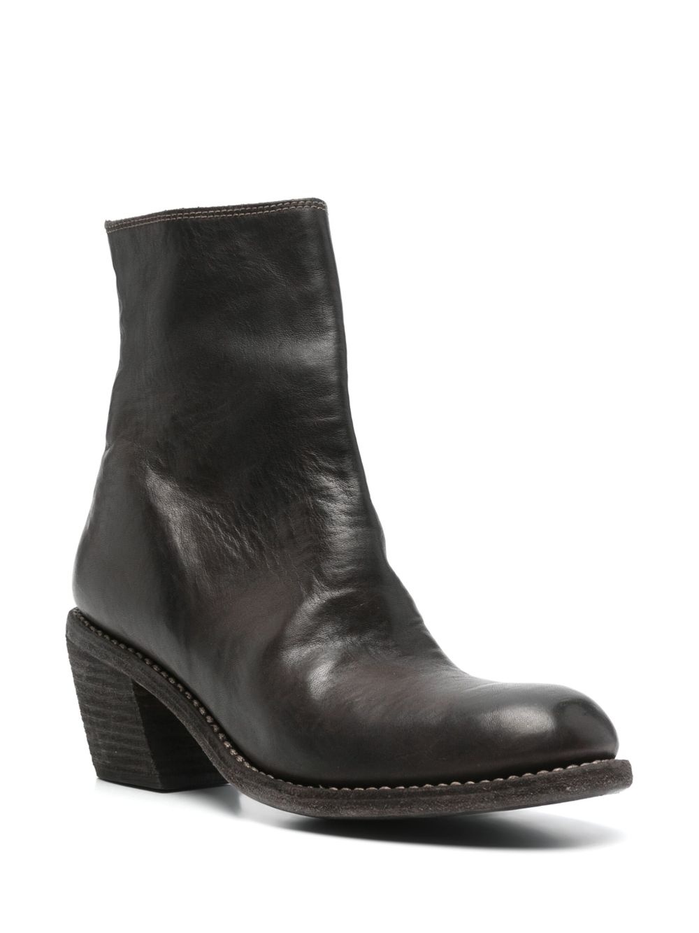70mm leather boots - 2