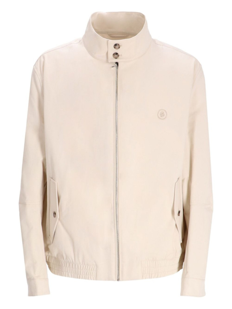 high-neck zipped jacket 1