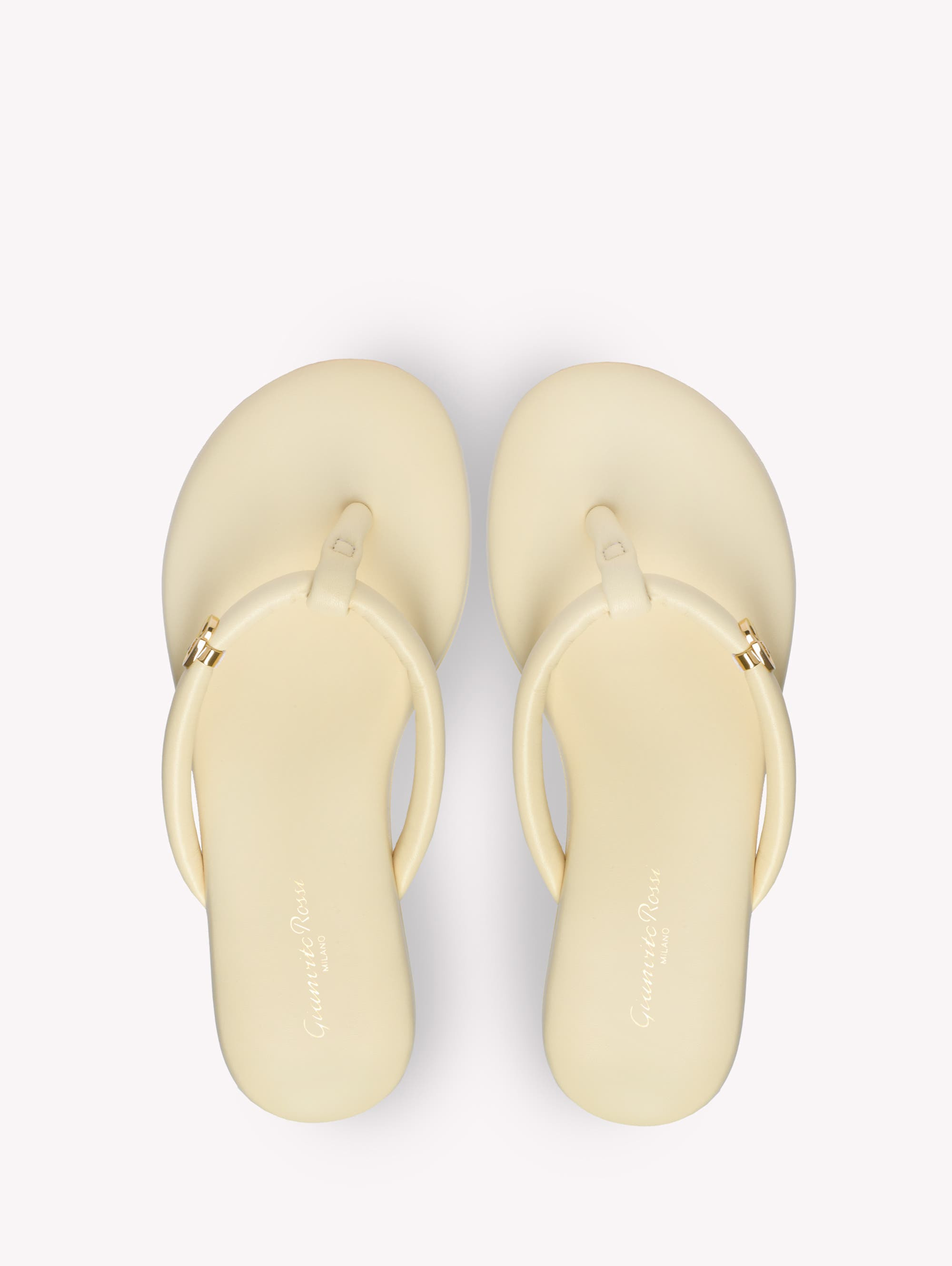 Gianvito Rossi Fiji Sandals in Beige Nappa at Nordstrom - 3