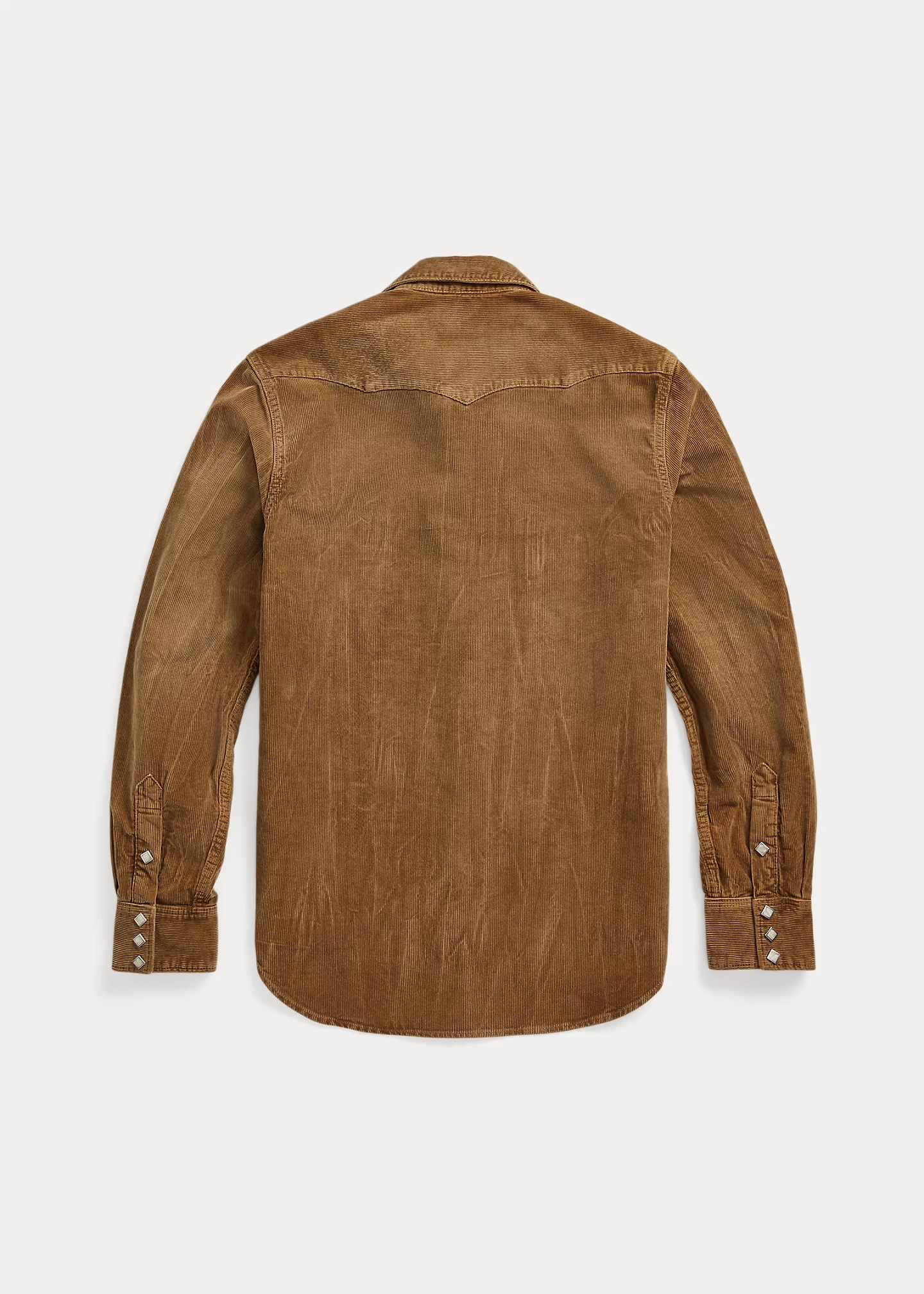 Slim Fit Corduroy Western Shirt - 2