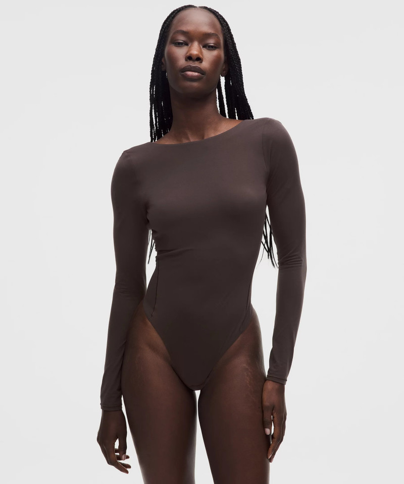 lululemon Wundermost Ultra-Soft Nulu Boatneck Scoop-Back Long-Sleeve Bodysuit outlook