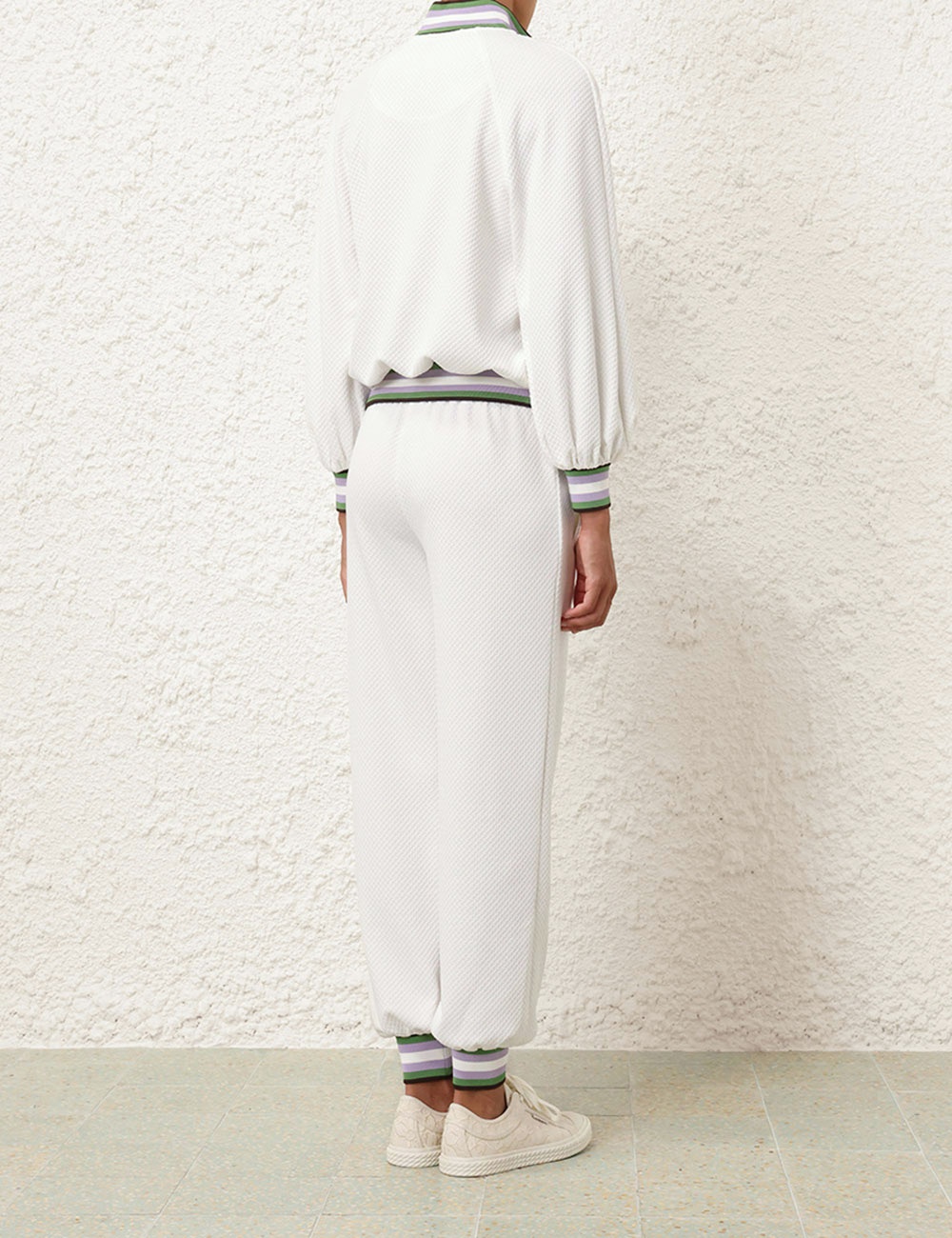 NATURA TEXTURED ZIP-UP JACKET - 4