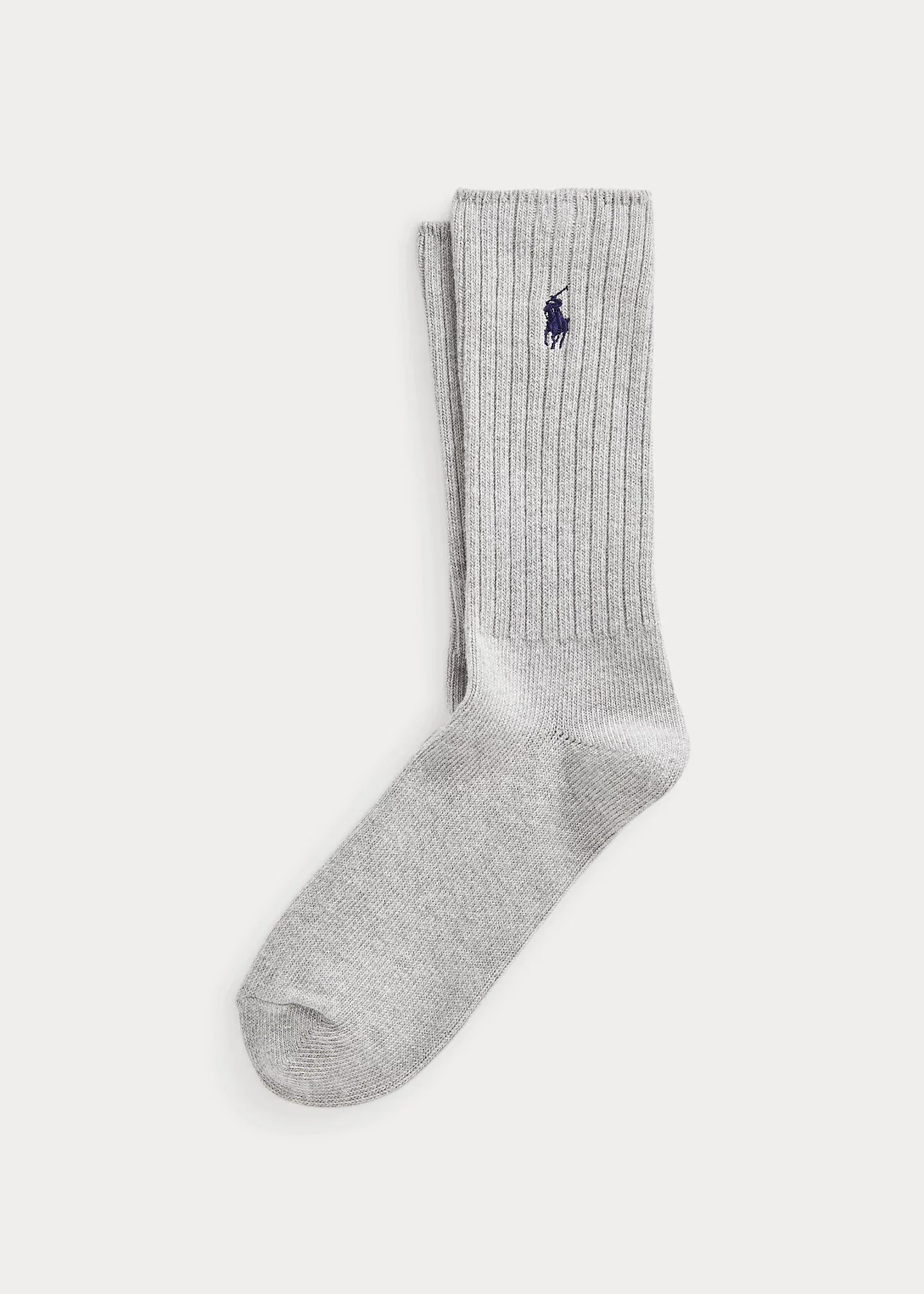 Signature Pony Cotton-Blend Crew Socks - 1