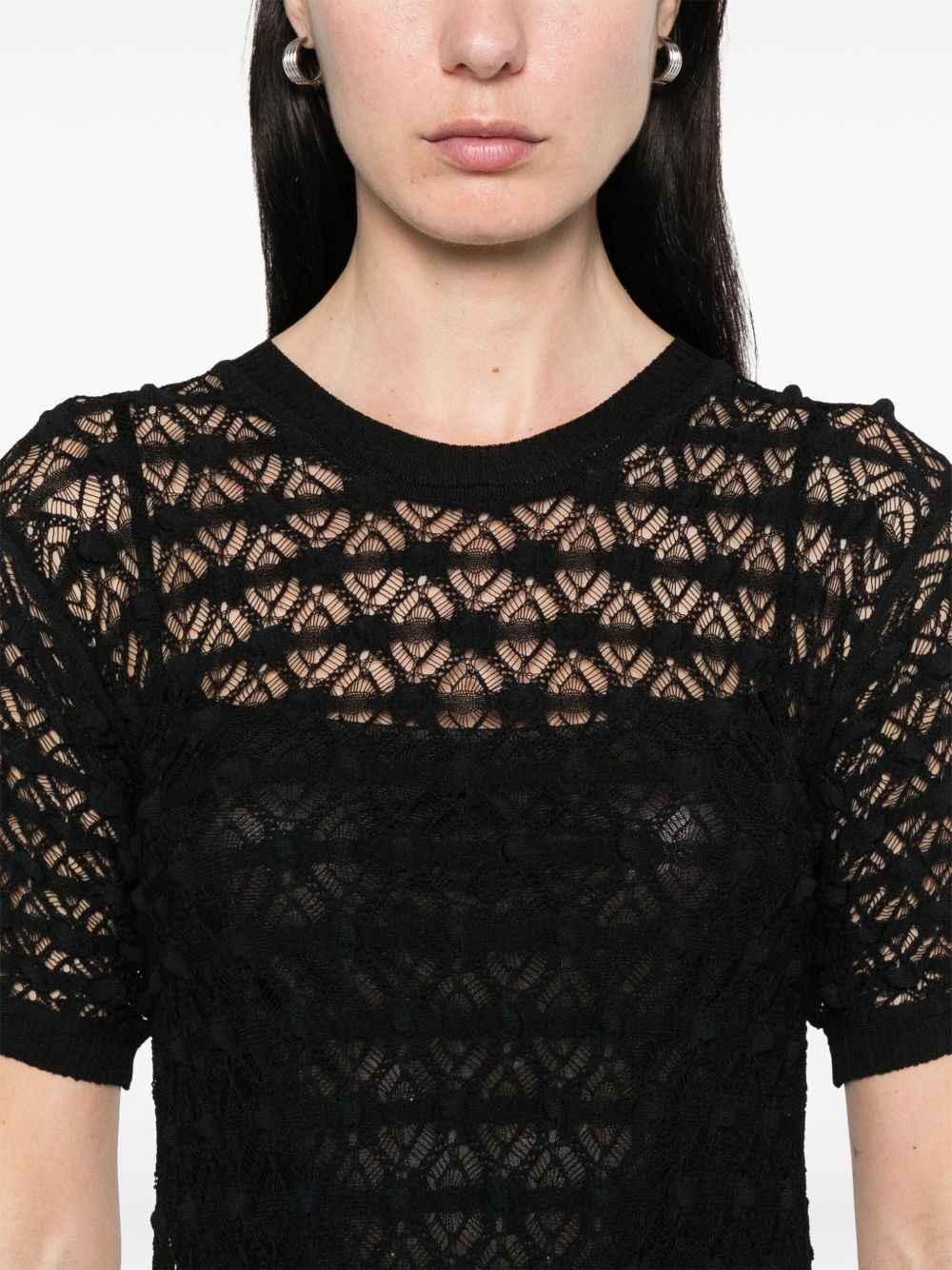 lace midi dress - 5