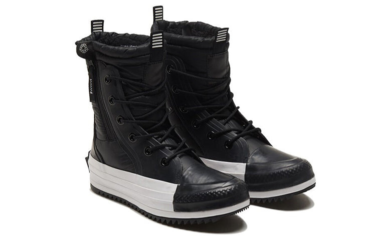 (WMNS) Converse Chuck Taylor All Star MC Boot High 'Water Repellent - Black White' 569380C - 4