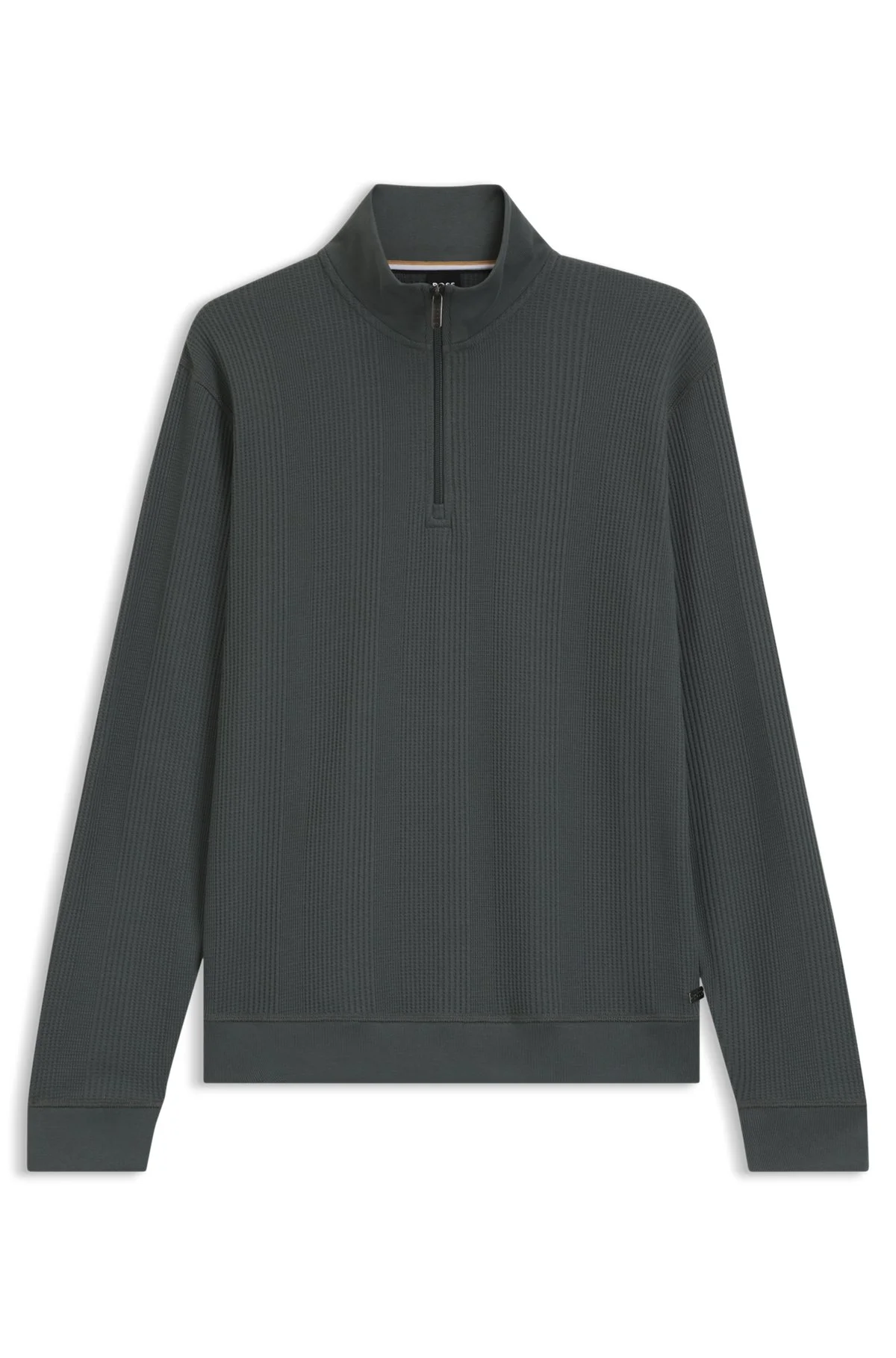 QUARTER-ZIP SWEATSHIRT IN A COTTON BLEND - 1