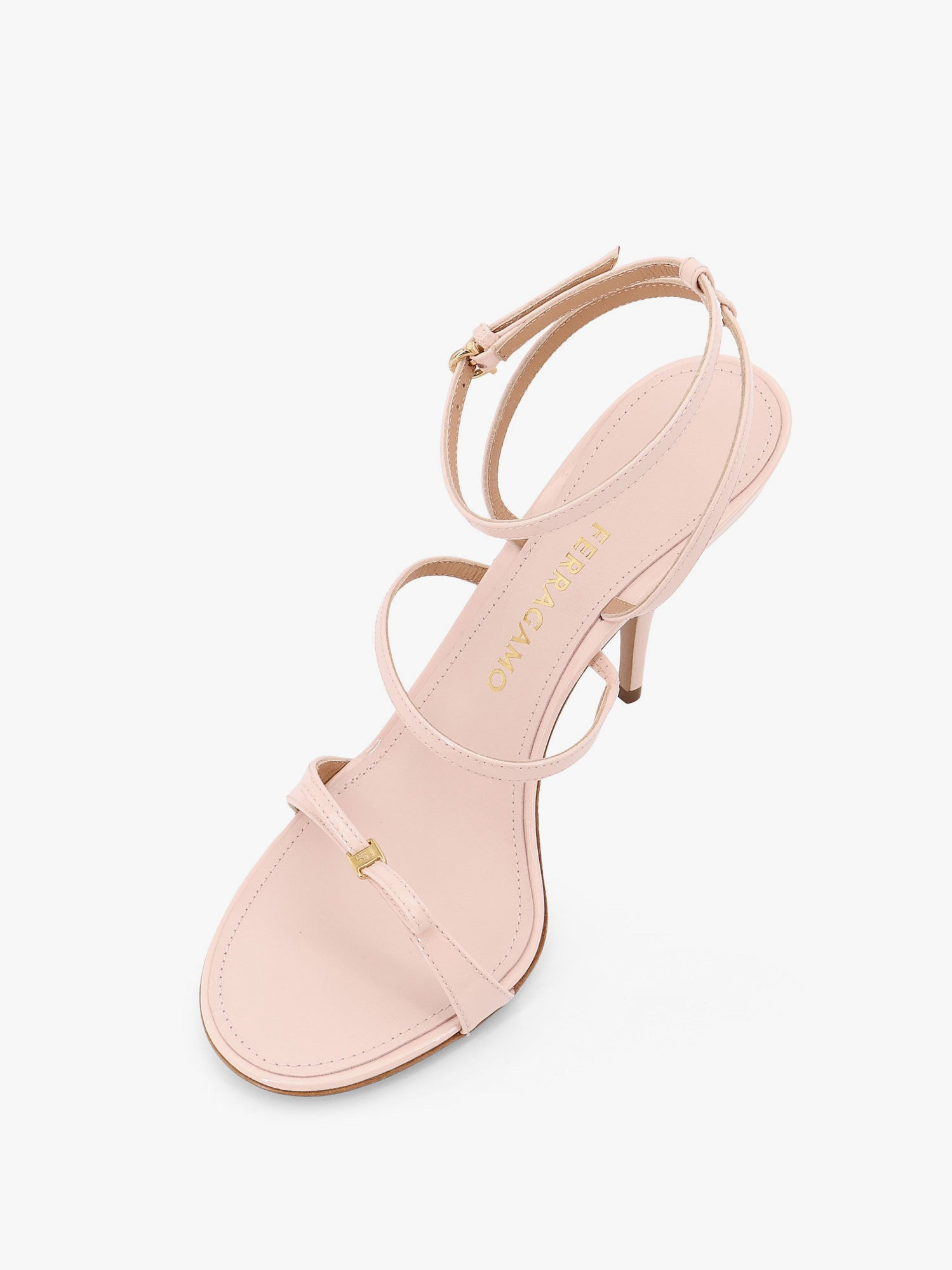 Ferragamo Ariel 95 Patent Leather Sandals - 4