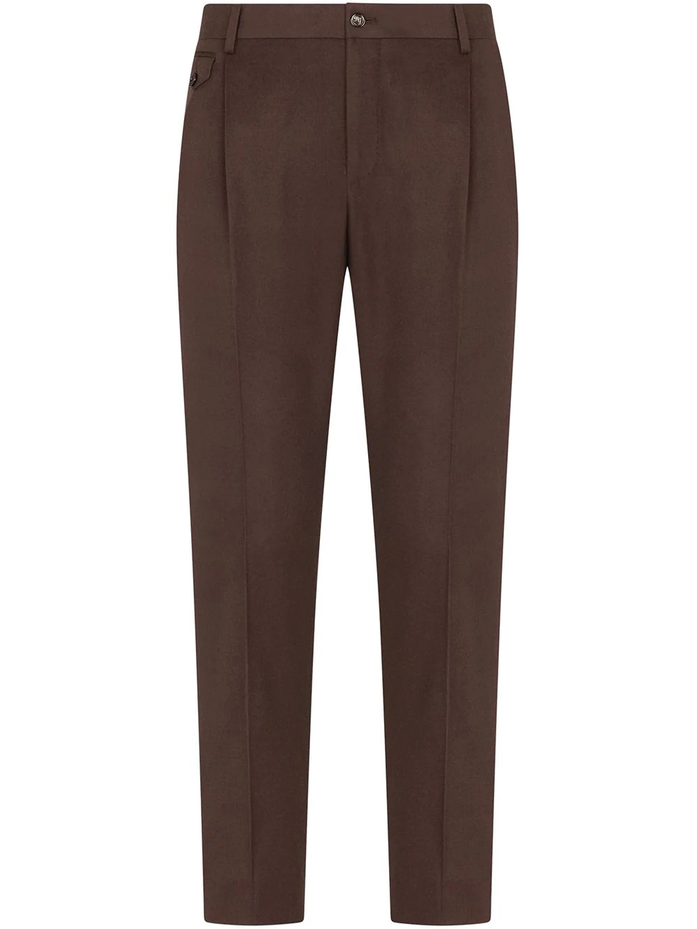 tailored straight-leg trousers - 1