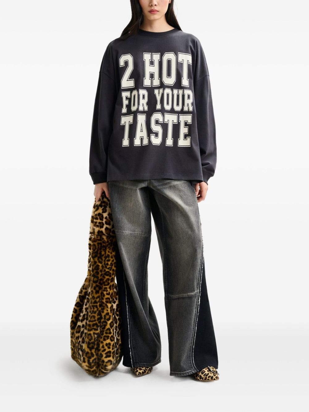 letter-print T-shirt - 2