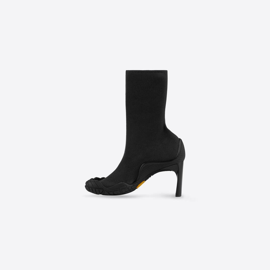 Women's Heeled Toe in Black - 5