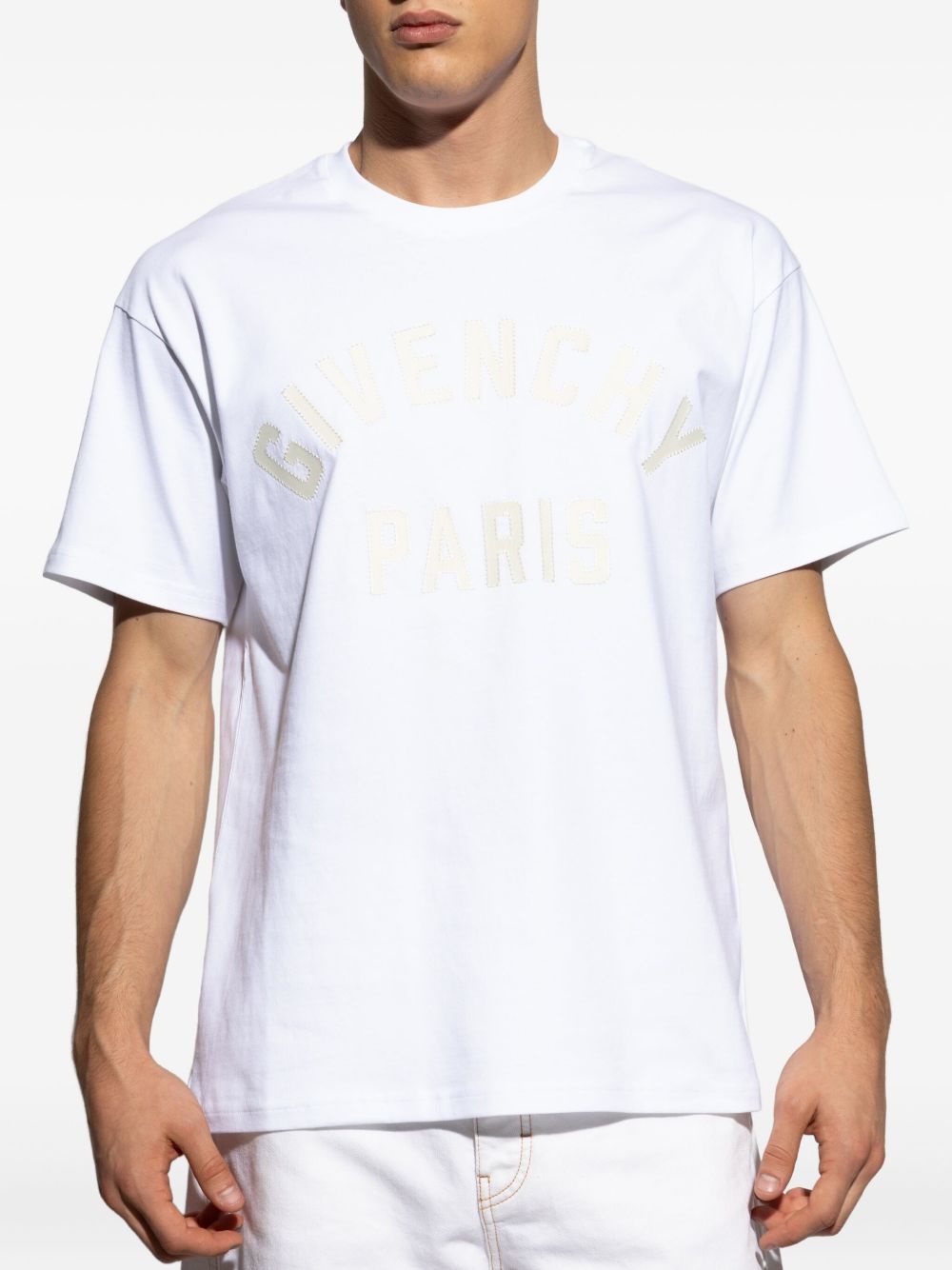 logo-print T-shirt - 3