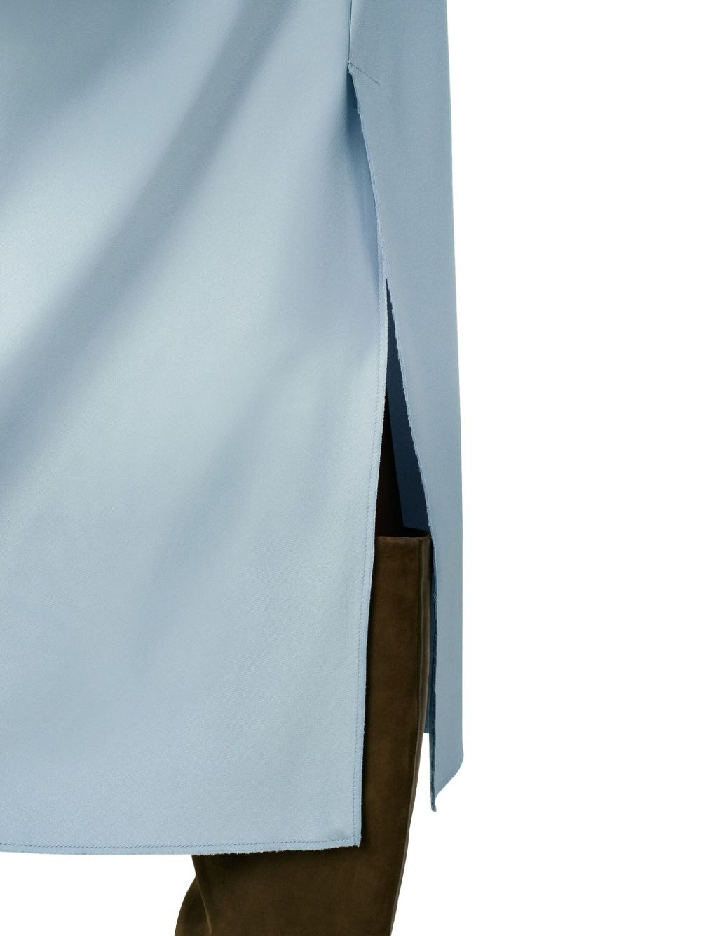 raw-edge midi skirt - 6
