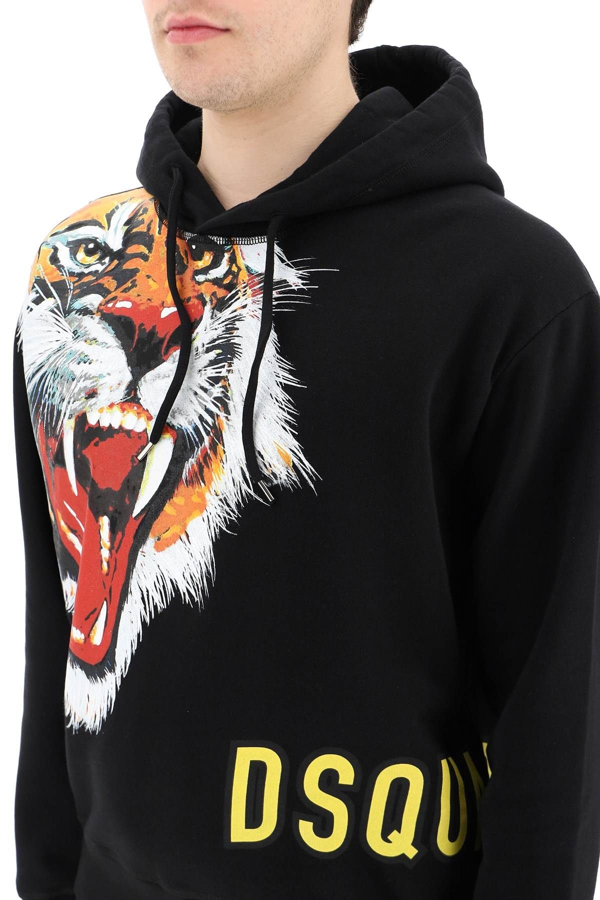 MAXI TIGER PRINT HOODIE - 5