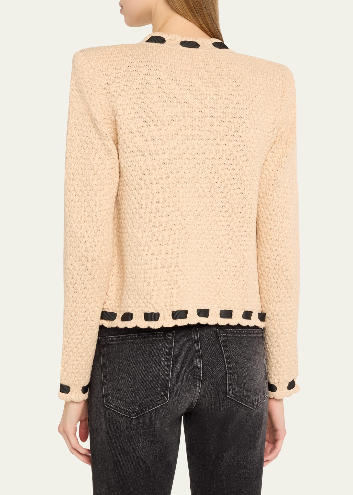 Astor Contrast Trim Cardigan - 3