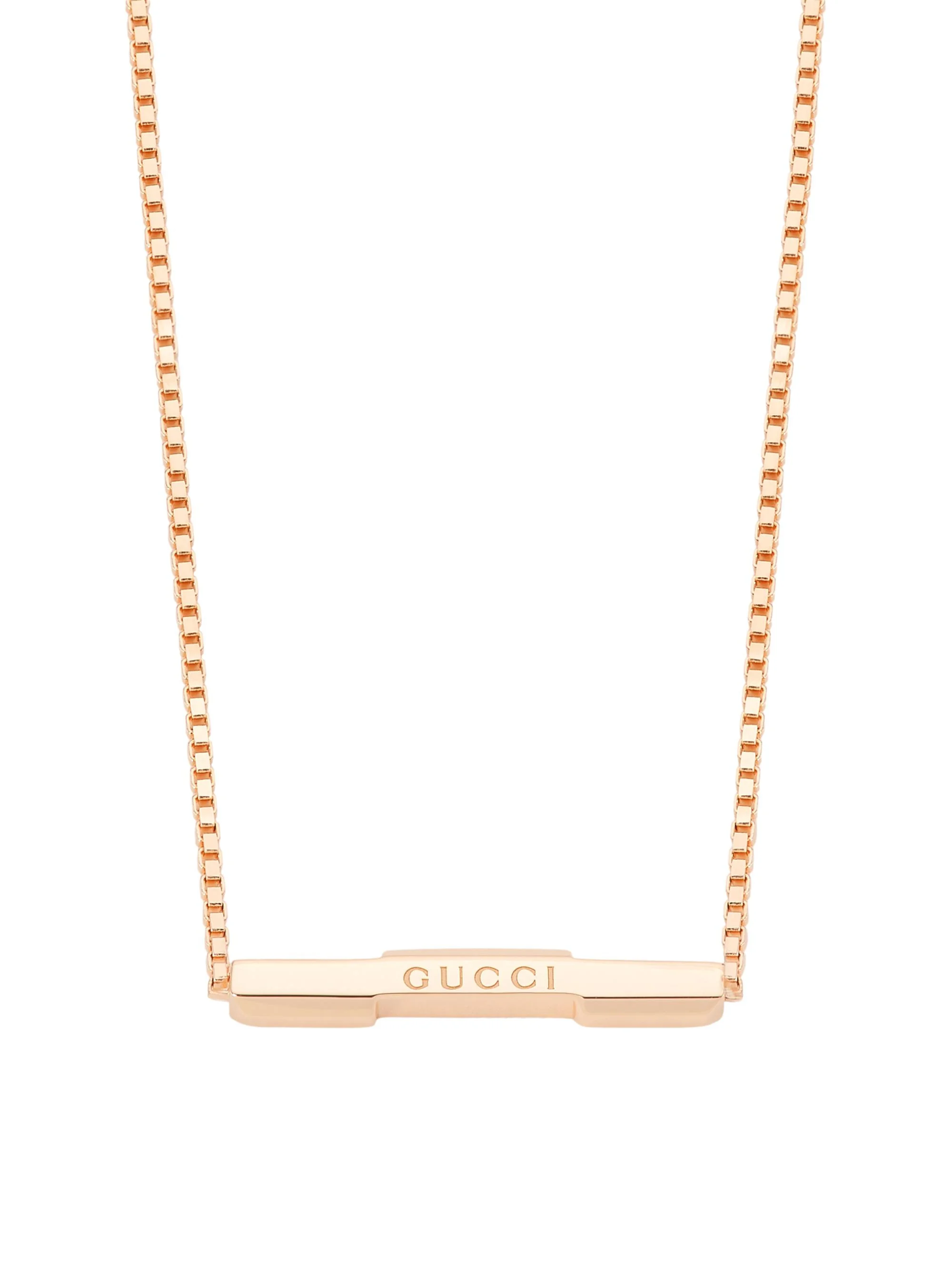 Women's Link To Love 18K Rose Gold Necklace - Pink Gold - 1