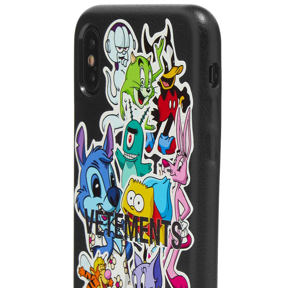 VETEMENTS Monster Sticker iPhone Xs Max Case - 2