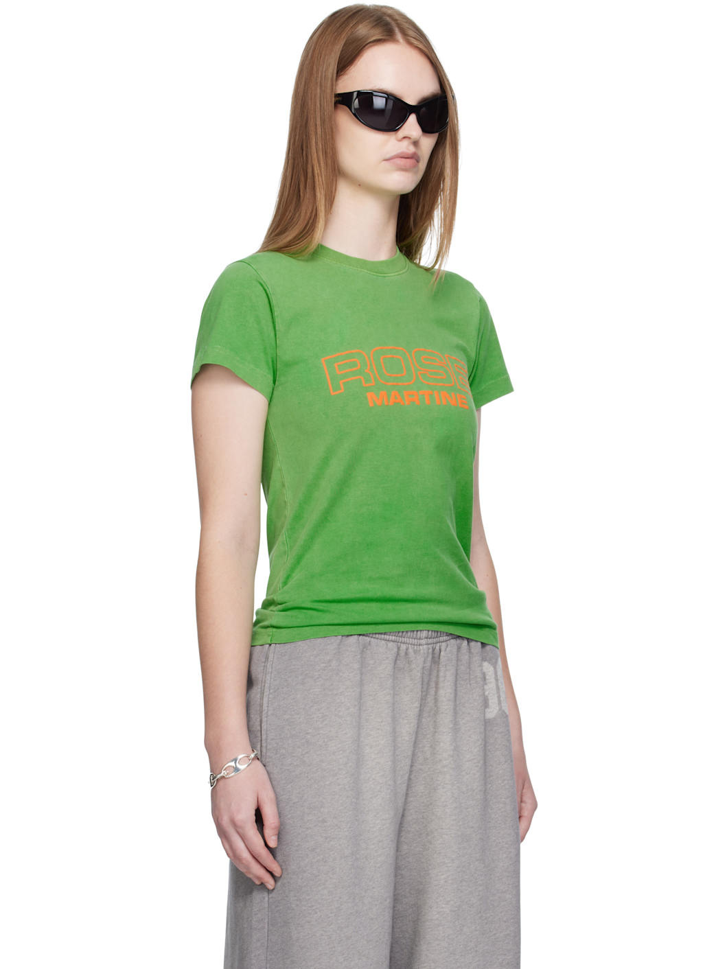 Green Shrunken T-shirt - 2