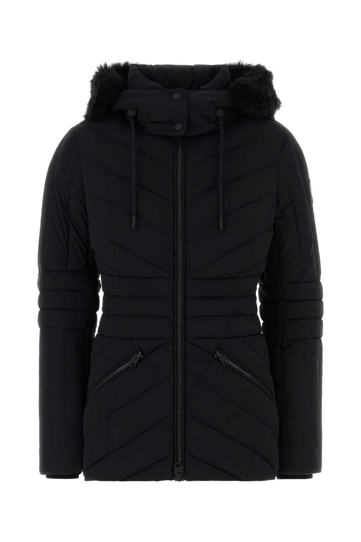 Mackage Women Black Stretch Nylon Nadia Down Jacket - 1
