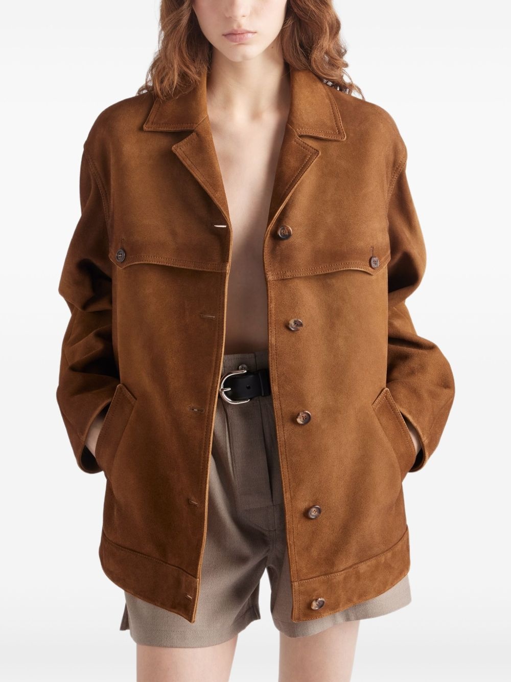 suede shirt jacket - 4