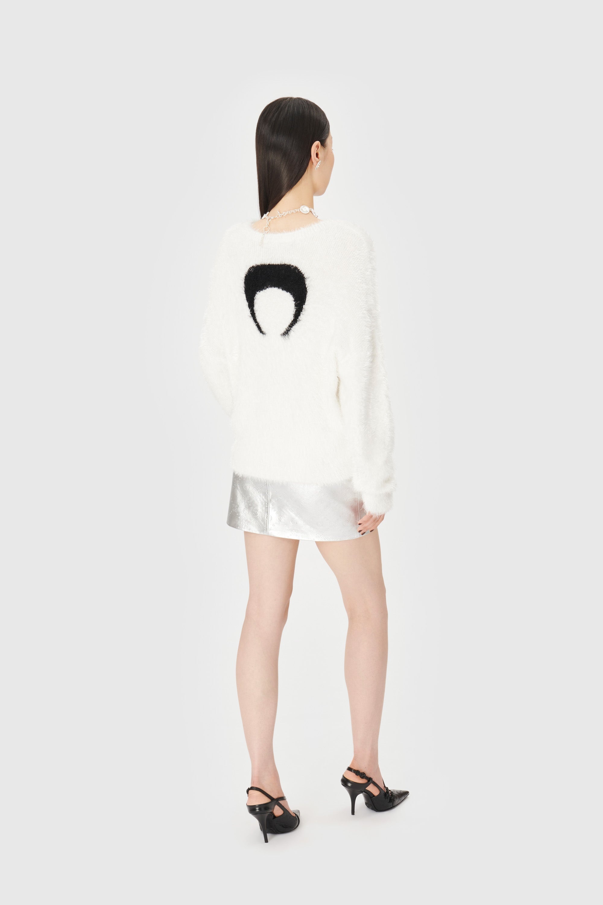 Wild Fluffy Knit Crewneck Pullover - 4