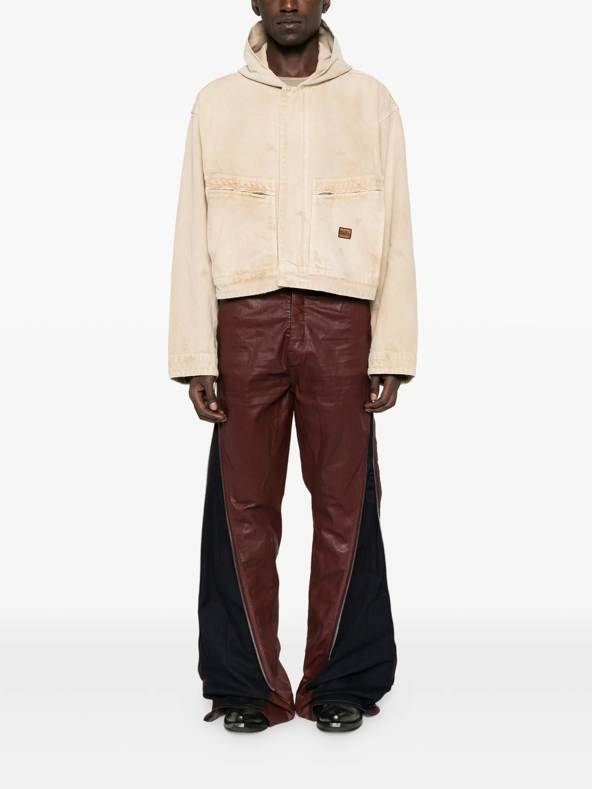 Balenciaga Denim Hooded Jacket - 2