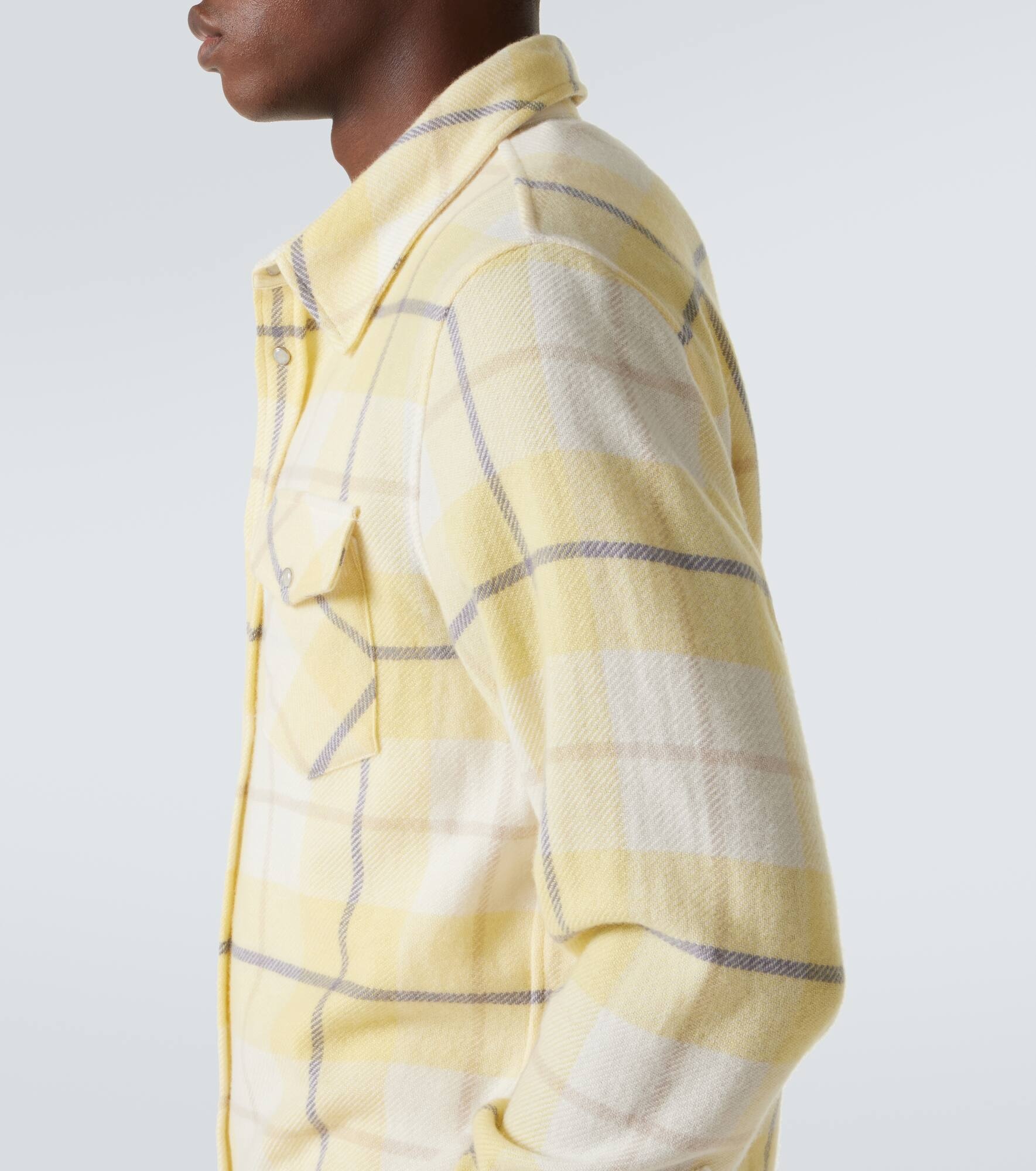 Dreamer plaid cashmere shirt - 5