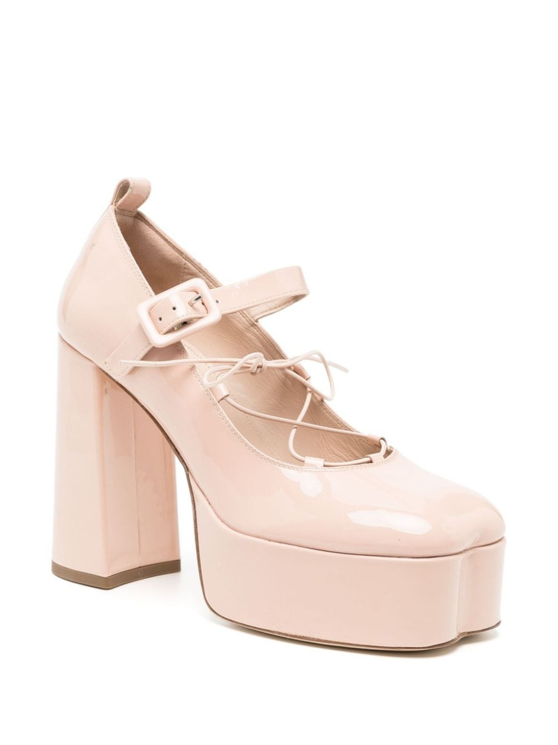 Simone Rocha patent-leather platform pumps outlook