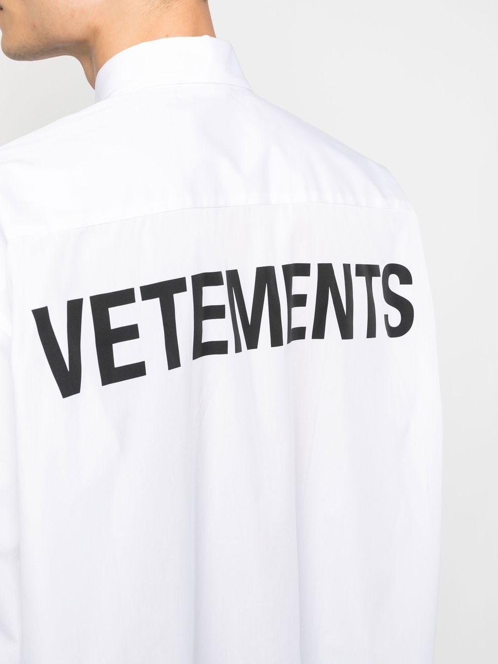 logo-print long-sleeves shirt - 6