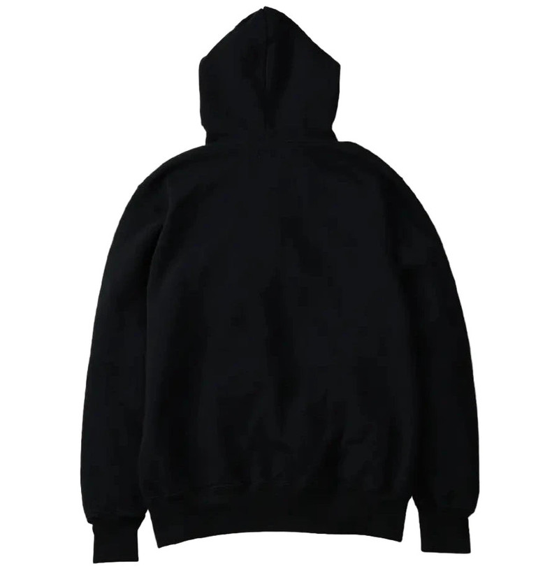THE FLAT HEAD FN-SWP-301 Loopwheel Sweatshirt Hoodie Black outlook