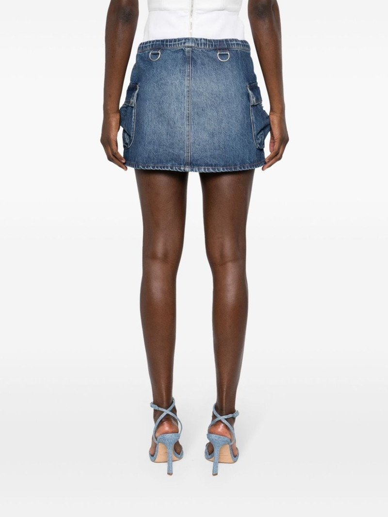 denim cargo mini skirt 4