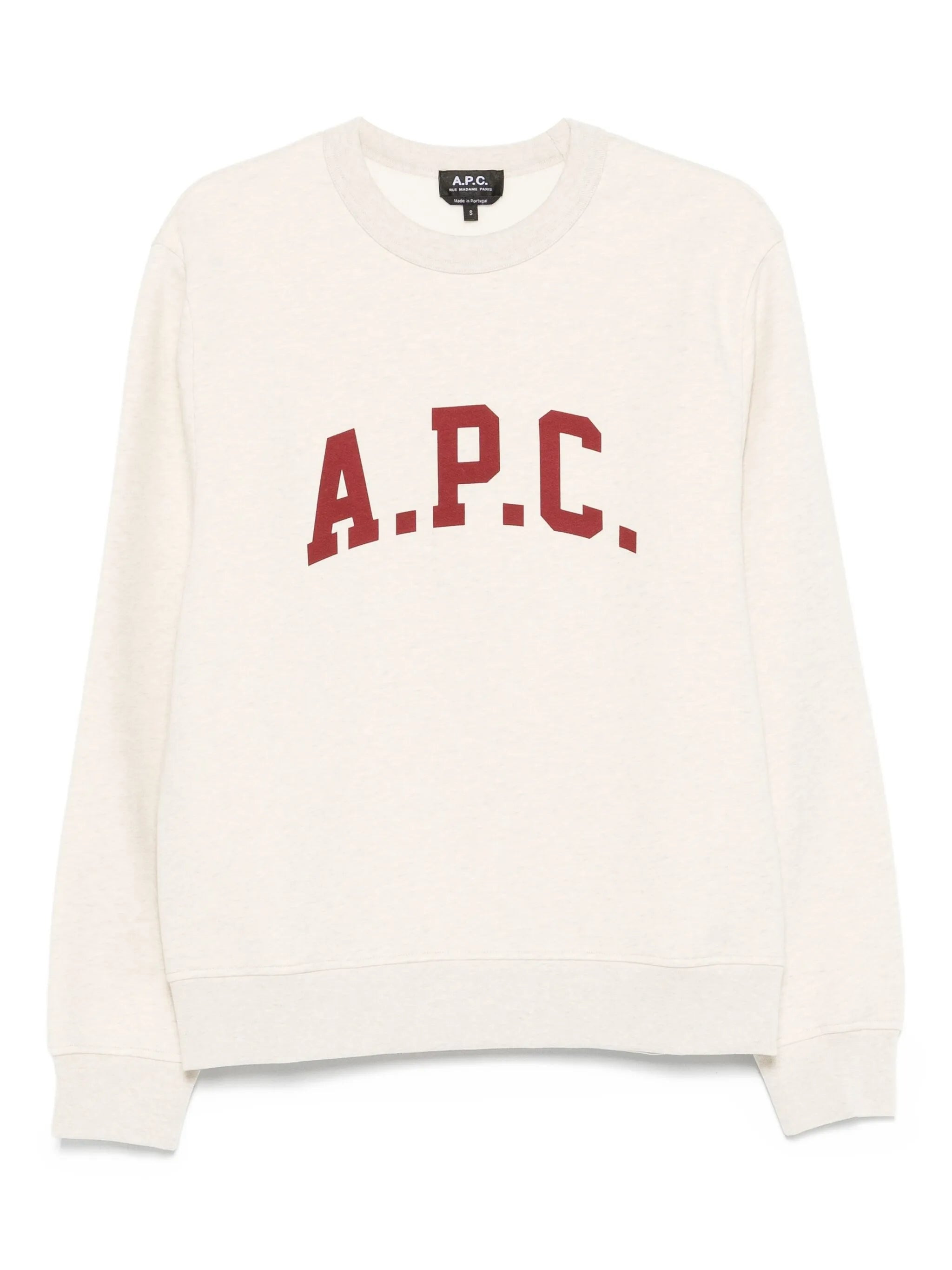 A.p.c. Logo-print Crew Neck Sweatshirt - 1