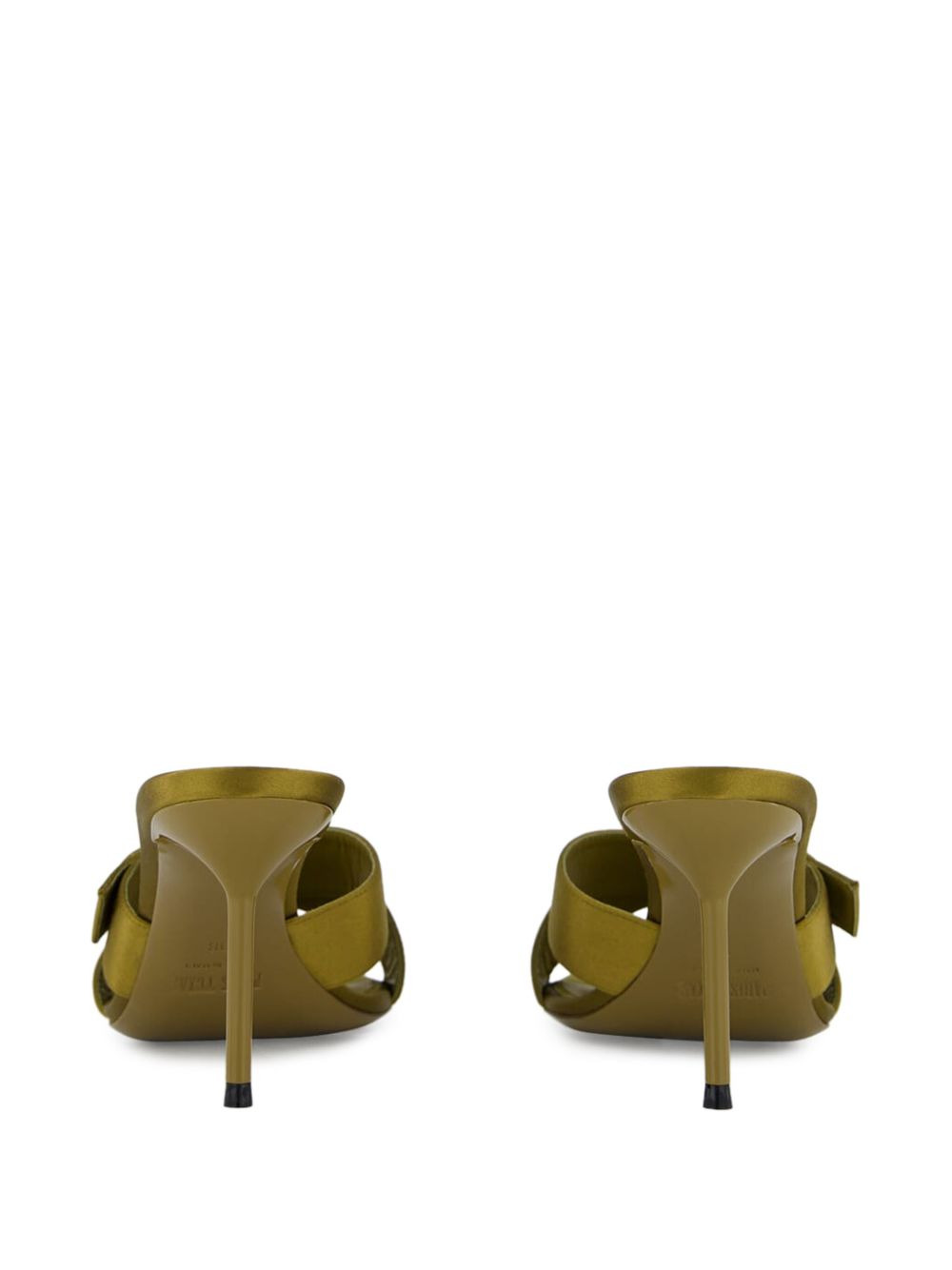Lidia satin cross-strap sandals - 4