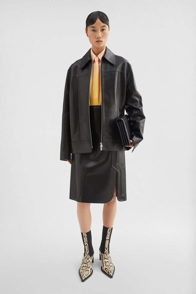 Jil Sander Leather Jacket outlook