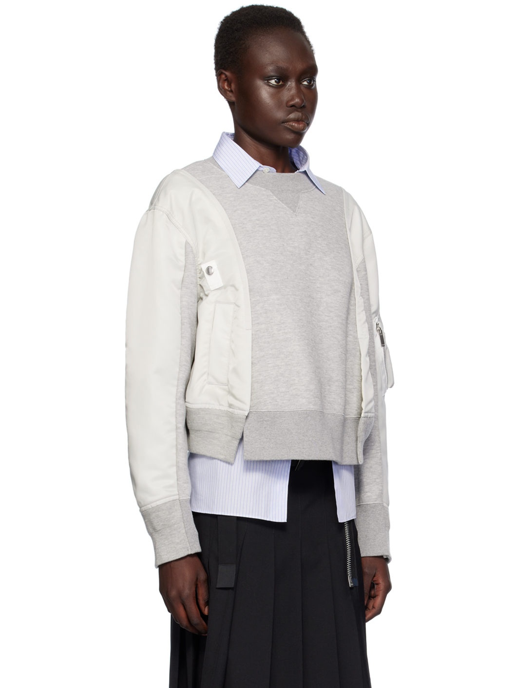 Gray Sponge Sweat Sweatshirt - 2