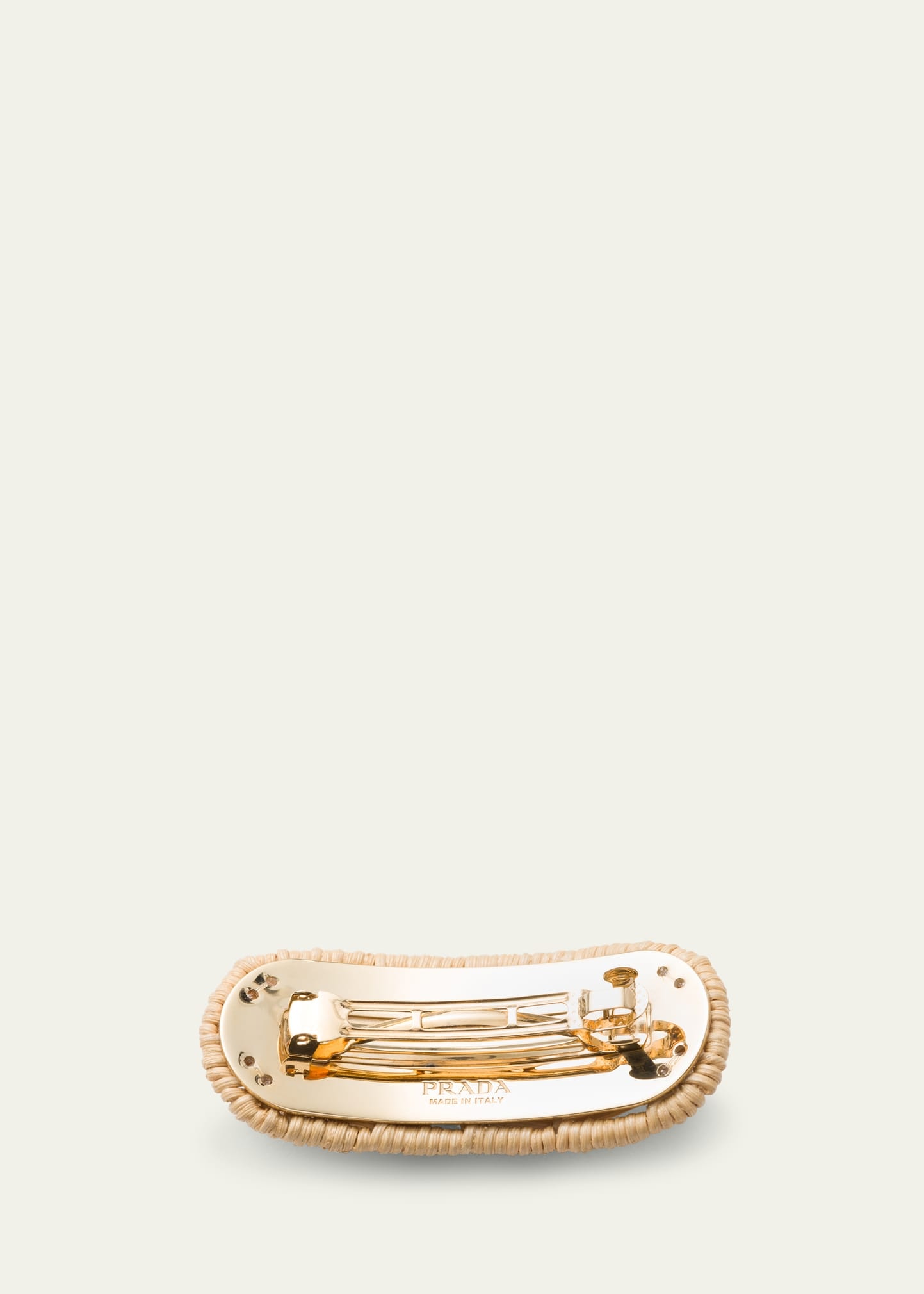 Triangle Rattan Barrette - 2