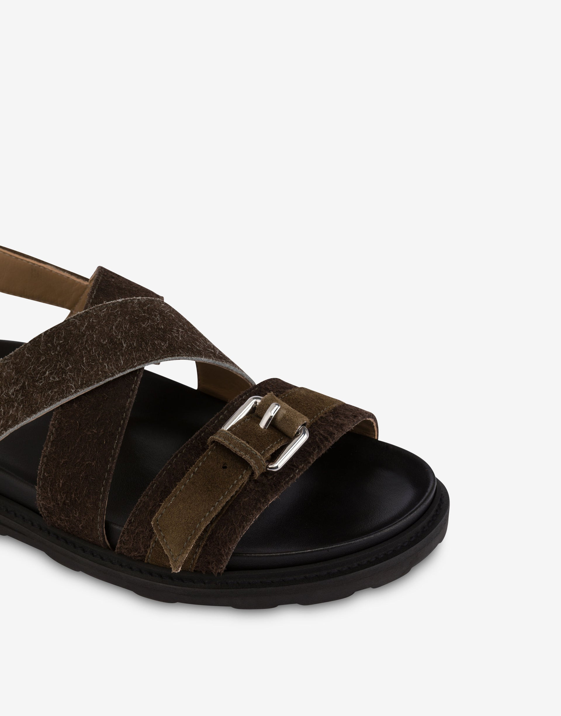 SANDALS IN SUEDE WITH BUCKLES - 3