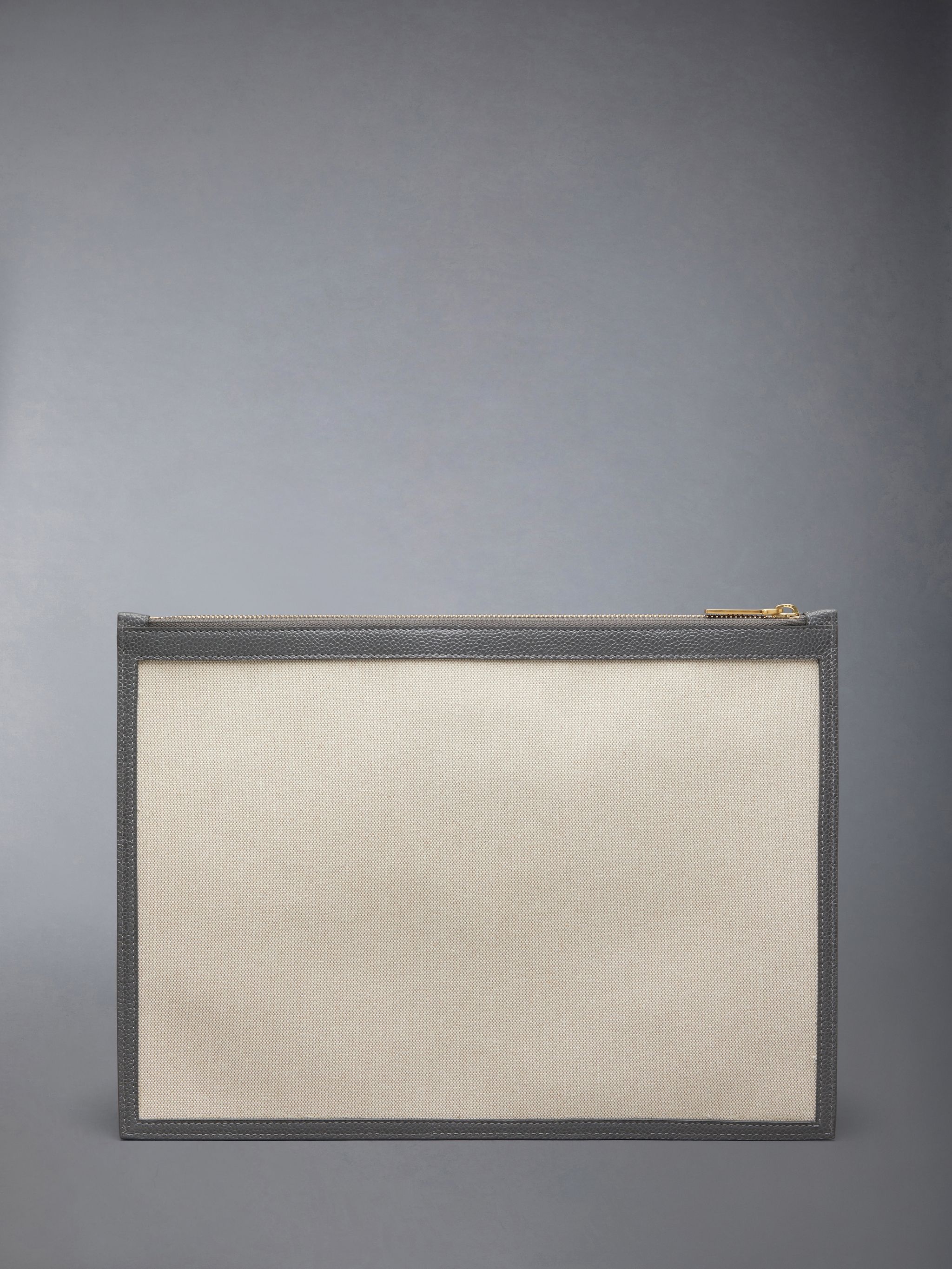 two-tone canvas document holder - 2